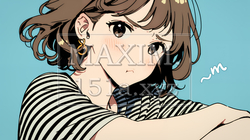 「ふん！」という表情でそっぽを向いている若い女性