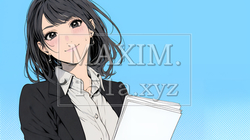 書類を確認するビジネスウーマン | 3006577-13173