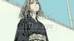 葬儀で黒紋付を着た女性 | 3062638-9039