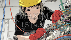 配線工事をしている女性作業員 | 3113835-12965