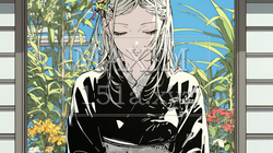 葬儀で黒紋付を着た女性 | 3127328-9049