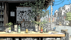 昭和のかおりが漂う町並みの立ち飲み屋 | 3149203-8969