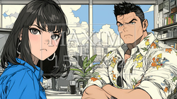 ミスした部下を叱責している上司 | 315409-8134