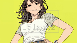 得意げな表情を浮かべている若い女性 | 3172190-14161