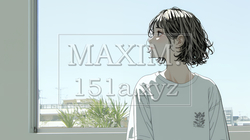 白い壁に向かって考え事をする若い女性 | 3197047-14430