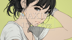 疑問や心配事、不快感、不満などを感じを感じて眉を潜めている若い女性 | 3211849-14682