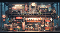 昭和の雰囲気のレトロな飲み屋街 | 3222118-19597