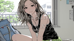 タンクトップを着た健康的な若い女性