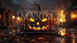 ハッピー・ハロウィンの絵：ちょっと怖いムードの精緻CG | 3263182-921