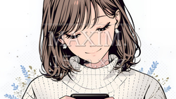 楽しそうにスマホ画面を眺めている若い女性 | 336747-14986
