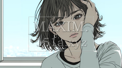 罪悪感に苛まれ、深く反省する若い女性 | 3414059-14037