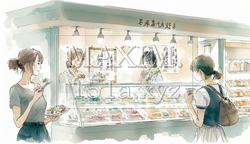 デパ地下のお惣菜もの売場での客と店員のやりとり
