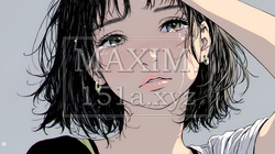 涙ぐむ若い女性 | 3418974-14195