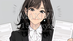 書類を確認するビジネスウーマン | 3429417-13151