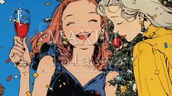 若者たちのクリスマスパーティ