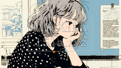 ため息をついている若い女性 | 3465259-8279