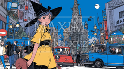 ハロウィンイベントに参加するために待機中の女の子