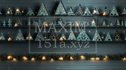 クリスマスツリーの連続パターン | 3643430-2577