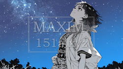 星空を眺めている若い女性｜423508-10300