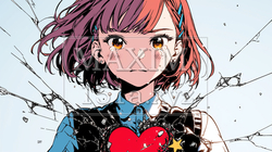 失恋して気落ちしている女の子｜3789025-17832