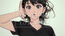 驚愕して息を呑み、目を見開いたまま口をぽかんとする若い女性 | 3863300-13935