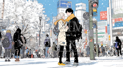 都市の雪景色｜3864967-5829
