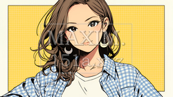 得意げな表情を浮かべている若い女性 | 3882559-14171