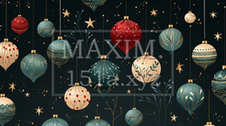 クリスマス関連の連続絵柄の背景図案 | 3914861-2892
