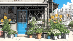 昭和感のあるレトロな店構え | 3953673-7066