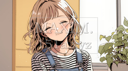 ポジティな気持ちが一杯で、笑顔一杯の若い女性：人と接するときに自然と微笑んだり、表情が柔らかい。