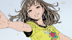 両手を広げて歓迎・驚きの仕草をしている若い女性 | 3965494-14604