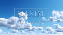 雲のある空の背景イメージ精緻CG画 | 3966394-448