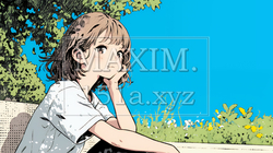 公園のベンチでひとり静かにくつろぐ若い女性｜4089140-5849