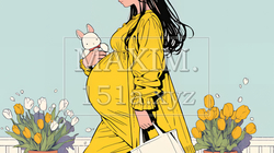 妊娠している若い女性 | 401227-5965