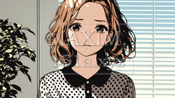 怯えた表情の若い女性 | 402645-13906