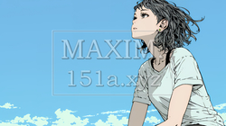 ぼんやり空を見上げている若い女性 | 4109936-15020