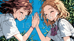 ハイタッチをしている仲の良い女友達たち | 4121876-7985