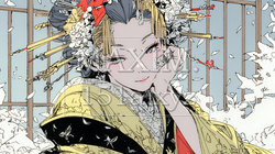花魁（おいらん）現代風 | 4224999-8896