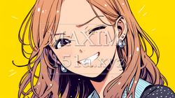 苦笑いをしている女性（気まずさ、困惑、自嘲、内なる葛藤を抱えて） | 4241739-8445
