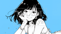 ビキニ姿の若い女性（シンプルな色使い） | 426304-10049
