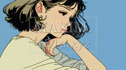 考え事をしている若い女性 | 4287582-12850