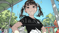 生意気な（挑戦的・自信満々・勝ち誇った）顔をしている女の子 | 4298298-7541