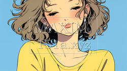 「うふふ」と微笑んでいる若い女性 | 4319707-12876