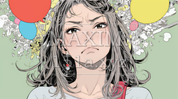Noという表現を思いっきり顔に表しているる女性｜4373765-14342