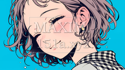 「うふふ」と微笑んでいる若い女性 | 4375192-12893