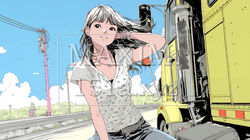 若い女性トレーラードライバー | 4415838-5721