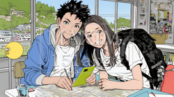 仲良く二人で旅行の計画を立てている若いカップル｜472061-13674