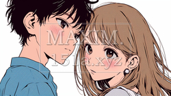 青春まっただ中の初々しいカップル、新婚夫婦