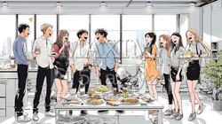 仕事が成功して喜びいっぱいのビジネスパーソン | 4483343-7125