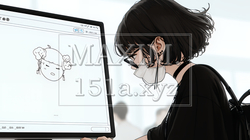 ものすごく要領の悪いユーザーインターフェースに戸惑っているユーザー（シンプルな色使い）